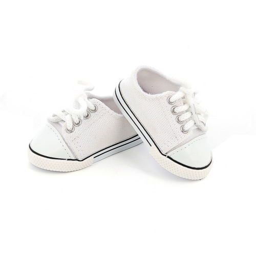  - White Basket shoes for dolls T36 à 48 cm

