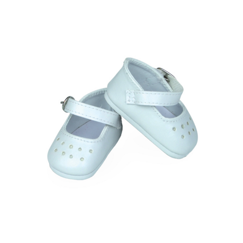  - White shoes for 27 cm dolls
