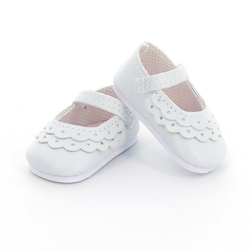  - White shoes for 39 / 40 / 44 / 48 cm dolls