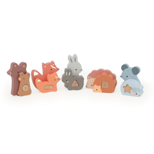 First discoveries - Wooden animals stacking toy- Sarah Betz