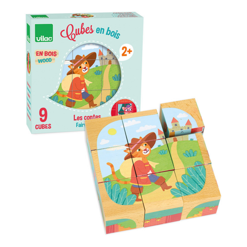 First puzzles - Wooden blocks tales