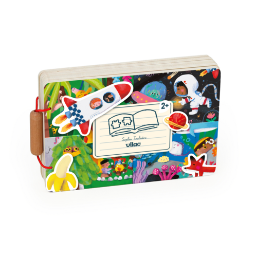 First puzzles - Wooden puzzle book - Adventures - Sophia Touliatou